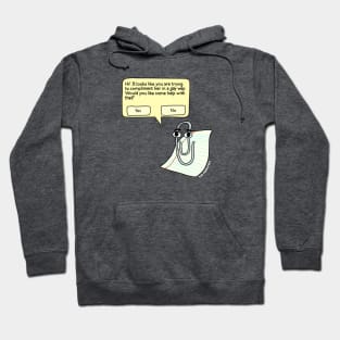 Queer Clippy - The Peach Fuzz Hoodie